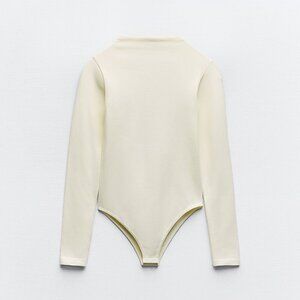 ZARA SEAMLESS BACKLESS LONG SLEEVE BODYSUIT